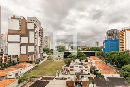 Vista de kitnet/studio para alugar com 1 quarto, 28m² em Jardim das Acacias, São Paulo