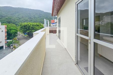 varanda  de apartamento para alugar com 2 quartos, 140m² em Jardim Tejereba, Guarujá