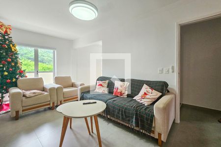 Sala de apartamento para alugar com 2 quartos, 140m² em Jardim Tejereba, Guarujá