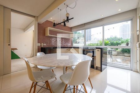 Sala/Cozinha de apartamento à venda com 1 quarto, 130m² em Pinheiros, São Paulo