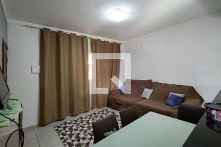 Sala de casa para alugar com 2 quartos, 100m² em Jardim Guaramar, Praia Grande