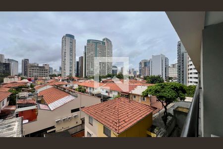 Sacada de kitnet/studio para alugar com 1 quarto, 25m² em Pinheiros, São Paulo