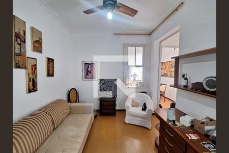 Sala de estar de apartamento à venda com 2 quartos, 96m² em Flamengo, Rio de Janeiro