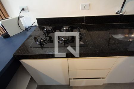 Sala/Cozinha de apartamento para alugar com 1 quarto, 68m² em Vila Nova Conceição, São Paulo