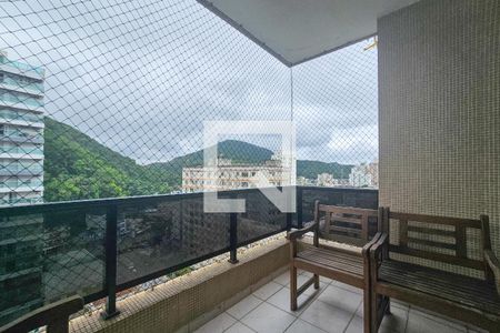 Varanda  de apartamento para alugar com 2 quartos, 120m² em Centro, Guarujá