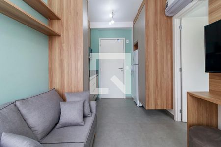 Sala de kitnet/studio para alugar com 1 quarto, 28m² em Chácara Santo Antônio (zona Sul), São Paulo