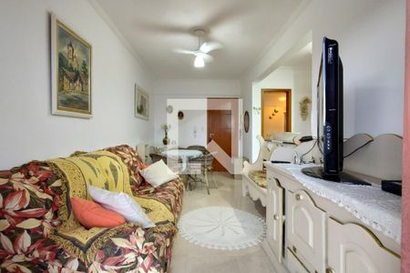 Sala de apartamento para alugar com 1 quarto, 50m² em Vila Caiçara, Praia Grande