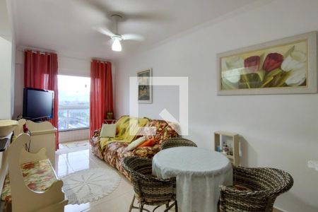 Sala de apartamento para alugar com 1 quarto, 50m² em Vila Caiçara, Praia Grande