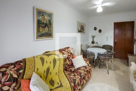 Sala de apartamento para alugar com 1 quarto, 50m² em Vila Caiçara, Praia Grande