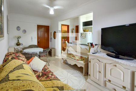 Sala de apartamento para alugar com 1 quarto, 50m² em Vila Caiçara, Praia Grande