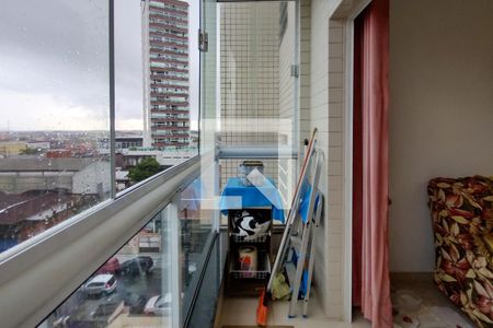 Sacada de apartamento para alugar com 1 quarto, 50m² em Vila Caiçara, Praia Grande