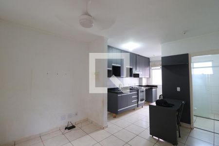 Sala de apartamento para alugar com 2 quartos, 48m² em Quintino Facci Ii, Ribeirão Preto