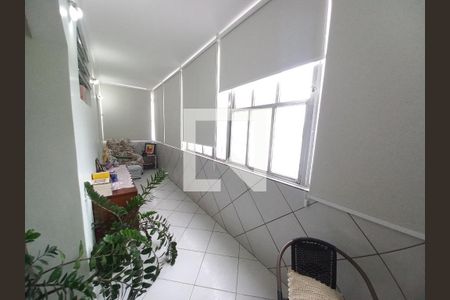 Varanda da Sala de apartamento para alugar com 4 quartos, 123m² em Boa Vista, São Vicente