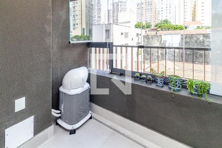 Varanda de kitnet/studio para alugar com 1 quarto, 27m² em Perdizes, São Paulo