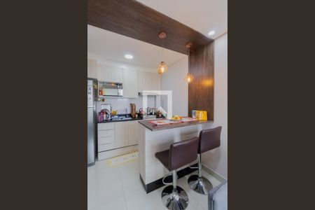 Sala e Cozinha  de apartamento à venda com 2 quartos, 40m² em Vila Ré, São Paulo