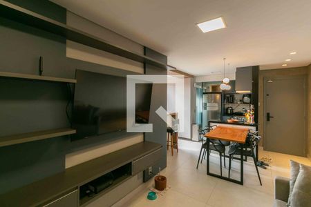 Sala de apartamento para alugar com 3 quartos, 72m² em Serrano, Belo Horizonte