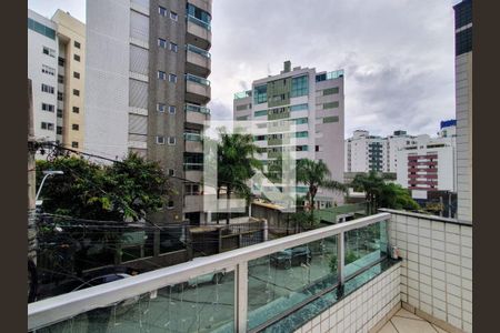 Varanda da Sala de apartamento à venda com 4 quartos, 223m² em União, Belo Horizonte