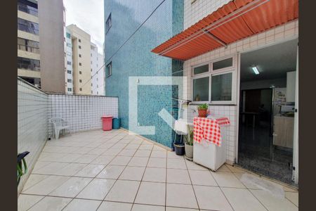 Varanda da Sala de apartamento à venda com 4 quartos, 223m² em União, Belo Horizonte