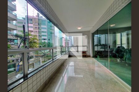 Varanda da Sala de apartamento à venda com 4 quartos, 223m² em União, Belo Horizonte