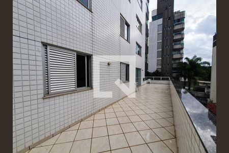 Varanda da Sala de apartamento à venda com 4 quartos, 223m² em União, Belo Horizonte