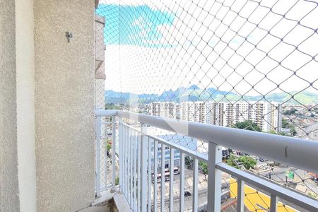 Varanda da Sala de apartamento à venda com 3 quartos, 60m² em Del Castilho, Rio de Janeiro