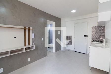 Sala - Cozinha de apartamento para alugar com 2 quartos, 32m² em Jardim Celeste, São Paulo