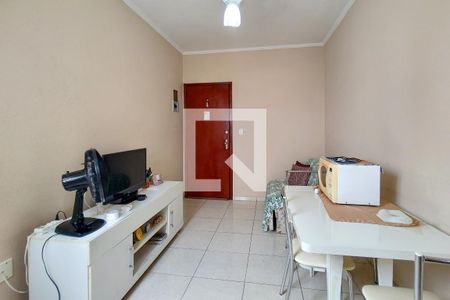 Sala de apartamento para alugar com 1 quarto, 38m² em Nova Mirim, Praia Grande