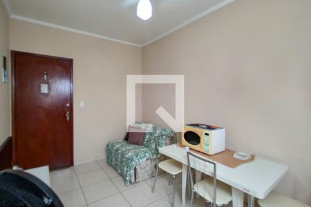 Sala de apartamento para alugar com 1 quarto, 38m² em Nova Mirim, Praia Grande