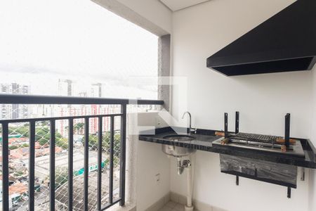 Varanda Gourmet  de apartamento para alugar com 2 quartos, 70m² em Tatuapé, São Paulo