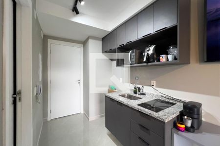 Cozinha de kitnet/studio para alugar com 1 quarto, 27m² em Ipiranga, São Paulo