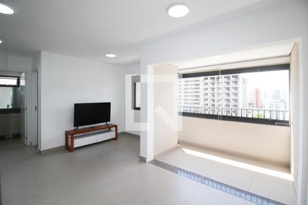 Sala de apartamento para alugar com 1 quarto, 39m² em Moema, São Paulo