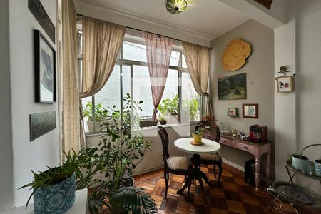 Sala de apartamento à venda com 3 quartos, 97m² em Laranjeiras, Rio de Janeiro