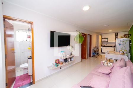 Sala/Cozinha de apartamento para alugar com 2 quartos, 45m² em Vila Euthalia, São Paulo