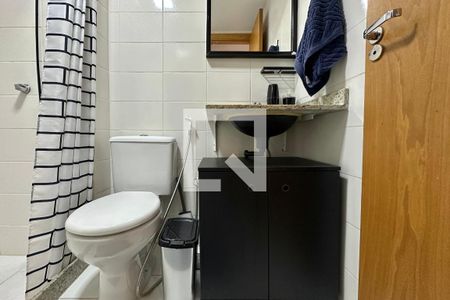 Banheiro de apartamento para alugar com 1 quarto, 44m² em Lapa, Rio de Janeiro