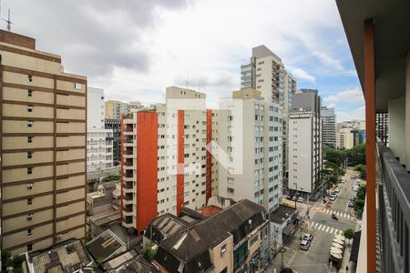 Vista de kitnet/studio para alugar com 1 quarto, 23m² em Paraíso, São Paulo