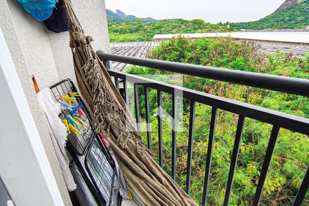 sala - varanda de apartamento à venda com 2 quartos, 48m² em Anil, Rio de Janeiro