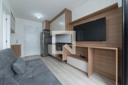 Sala de apartamento para alugar com 1 quarto, 27m² em Campo Belo, São Paulo