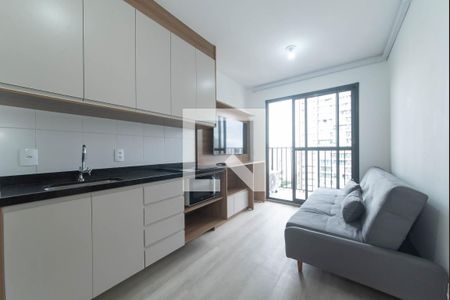 Sala de apartamento para alugar com 1 quarto, 27m² em Campo Belo, São Paulo