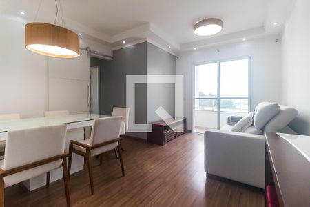 Sala/Sala de Jantar de apartamento para alugar com 3 quartos, 82m² em Loteamento Mogilar, Mogi das Cruzes