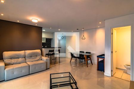 Sala de apartamento à venda com 2 quartos, 86m² em Campo Belo, São Paulo