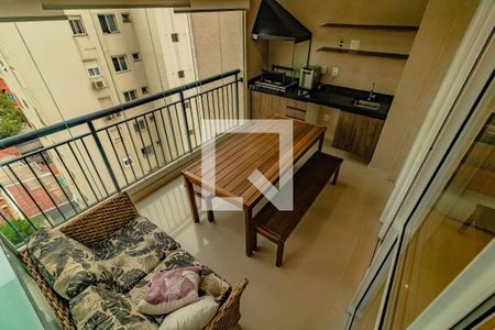 varanda de apartamento à venda com 2 quartos, 86m² em Campo Belo, São Paulo