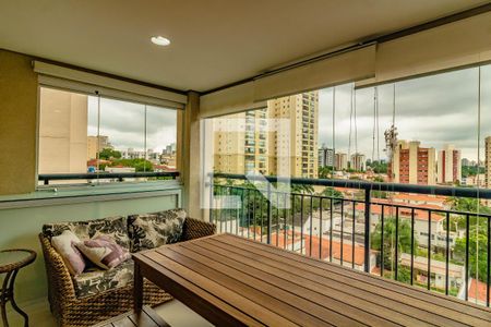 varanda de apartamento à venda com 2 quartos, 86m² em Campo Belo, São Paulo