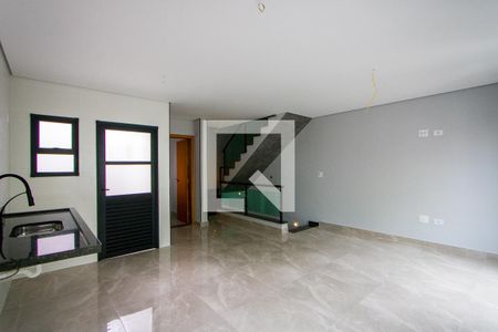 Sala/Cozinha de casa à venda com 2 quartos, 120m² em Jardim Paraiso, Santo André