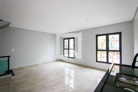 Sala/Cozinha de casa à venda com 2 quartos, 120m² em Jardim Paraiso, Santo André