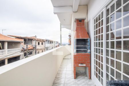 Sacada - Churrasqueira de casa para alugar com 2 quartos, 72m² em Santa Maria, Osasco