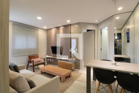 Sala de apartamento para alugar com 1 quarto, 42m² em Santa Cecilia, São Paulo