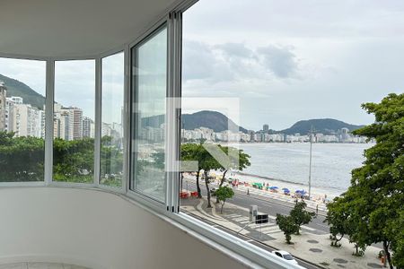 Sala - Varanda de apartamento para alugar com 3 quartos, 110m² em Copacabana, Rio de Janeiro