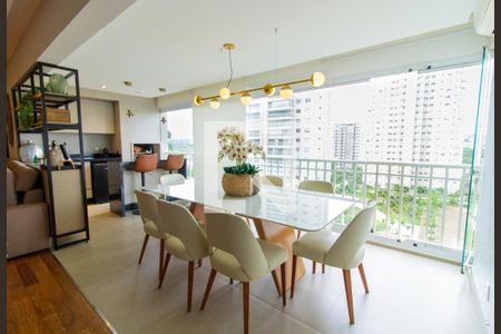 Sala de Jantar / Área Gourmet de apartamento à venda com 3 quartos, 125m² em Vila Leopoldina, São Paulo