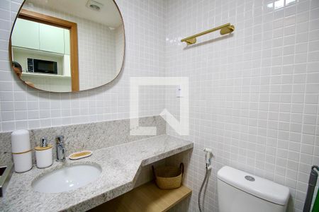 Banheiro de kitnet/studio para alugar com 1 quarto, 20m² em Armação, Salvador