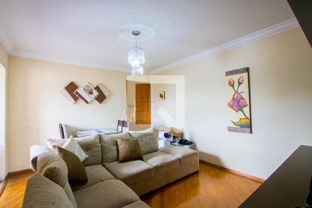 Sala de apartamento à venda com 2 quartos, 62m² em Vila Eldizia, Santo André